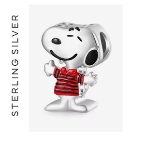 🐘🐘 S925 Sterling Silver Snoopy Charm